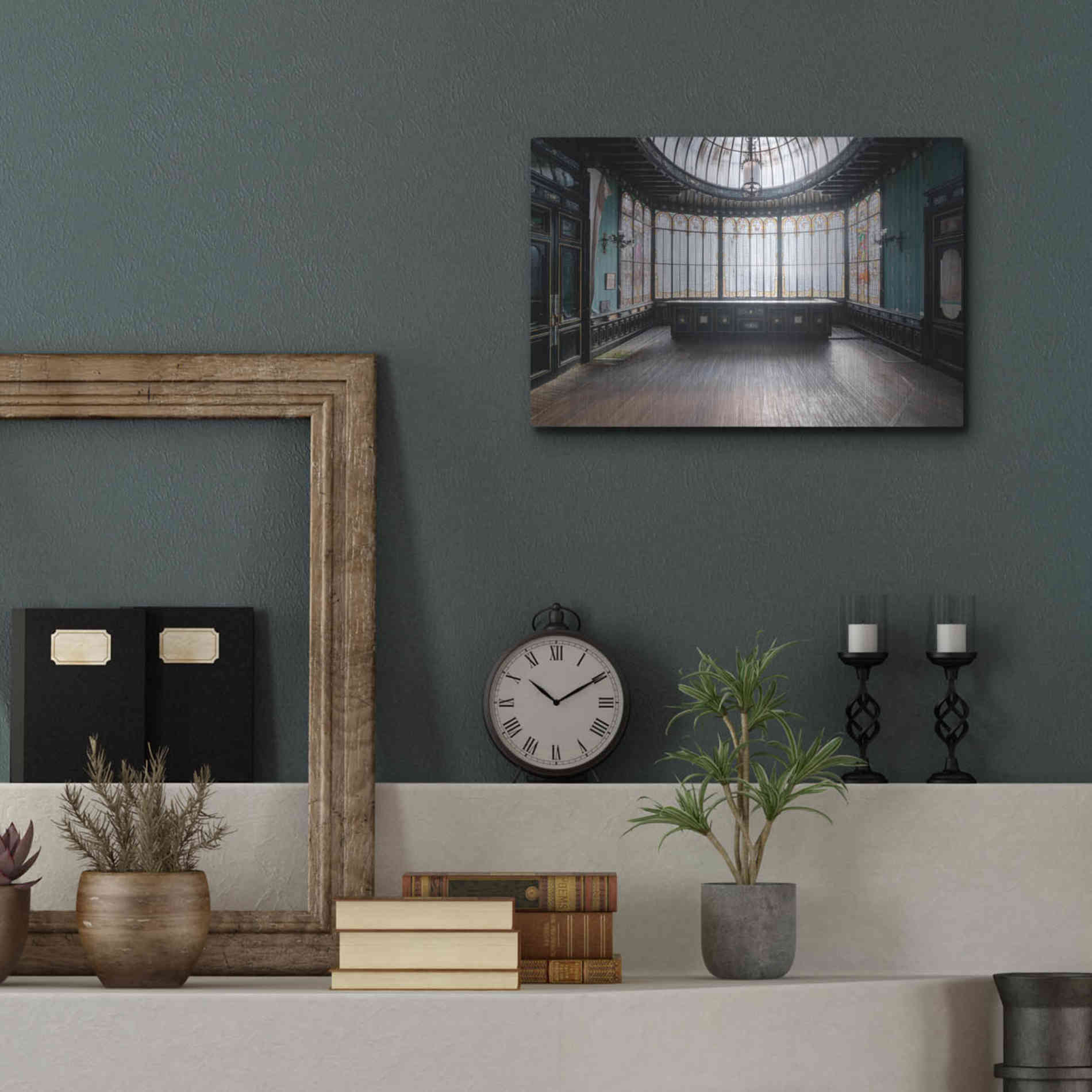 Luxe Metal Art 'Winter Garden' by Roman Robroek Metal Wall Art,16x12