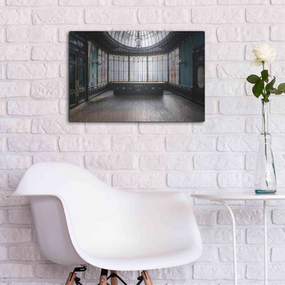 Luxe Metal Art 'Winter Garden' by Roman Robroek Metal Wall Art,24x16