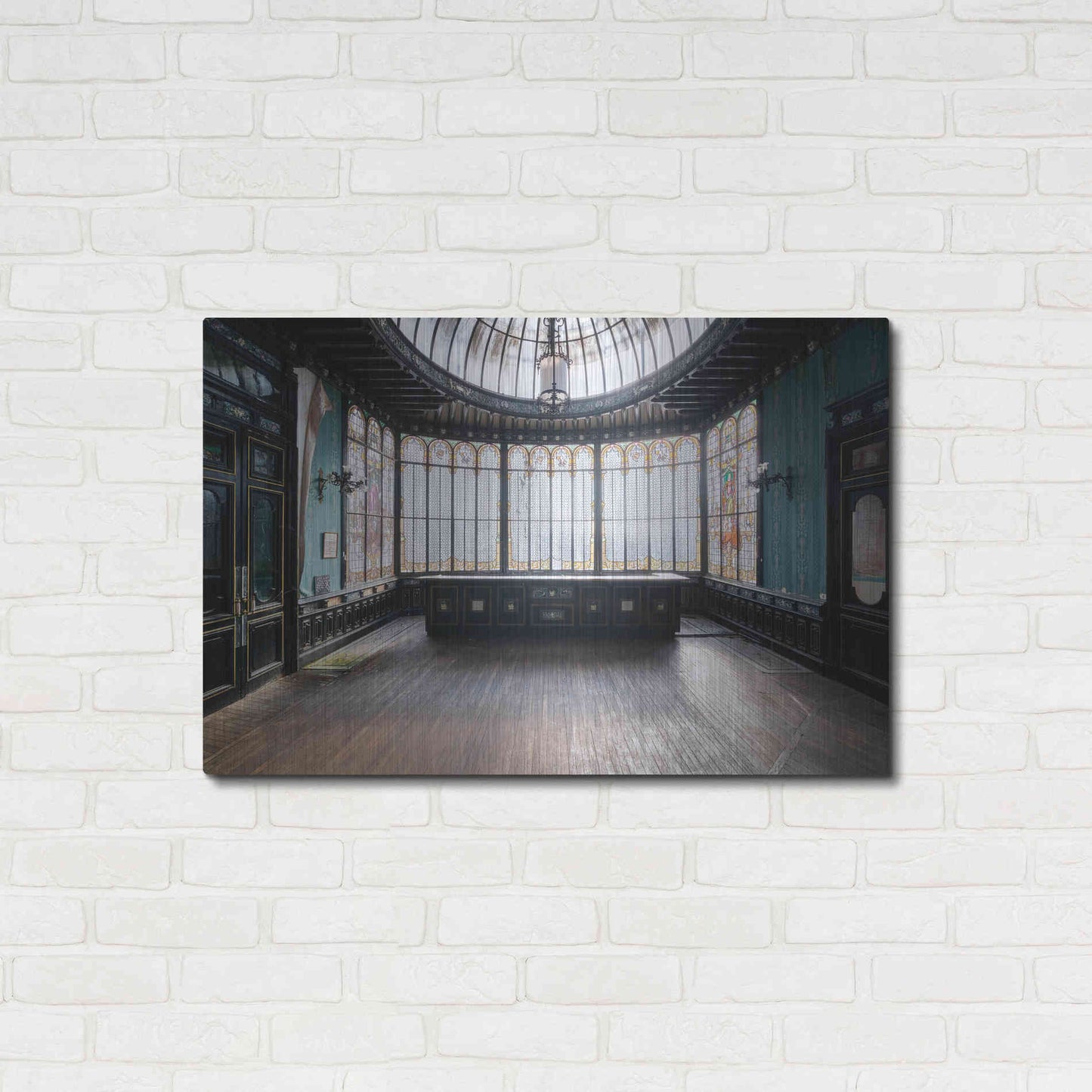 Luxe Metal Art 'Winter Garden' by Roman Robroek Metal Wall Art,36x24