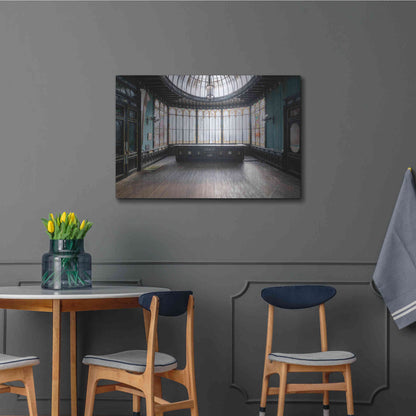 Luxe Metal Art 'Winter Garden' by Roman Robroek Metal Wall Art,36x24