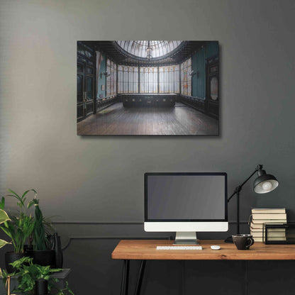 Luxe Metal Art 'Winter Garden' by Roman Robroek Metal Wall Art,36x24