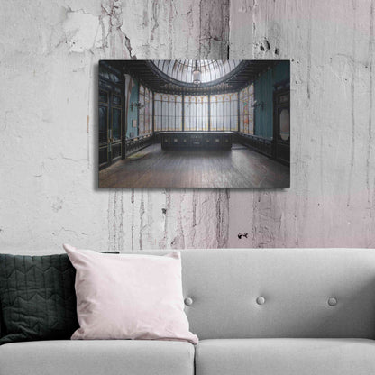 Luxe Metal Art 'Winter Garden' by Roman Robroek Metal Wall Art,36x24