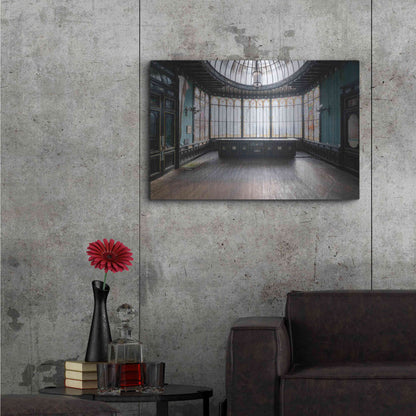 Luxe Metal Art 'Winter Garden' by Roman Robroek Metal Wall Art,36x24