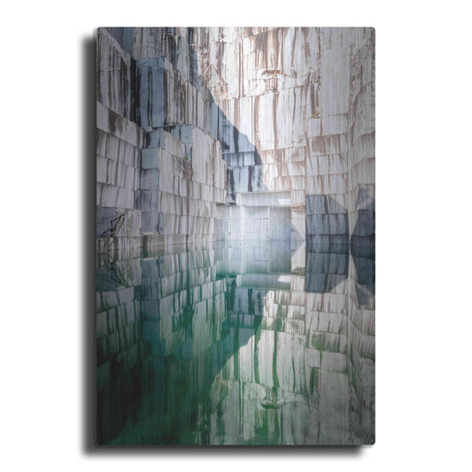Luxe Metal Art 'Marble Quarry' by Roman Robroek Metal Wall Art