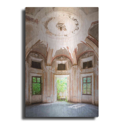 Luxe Metal Art 'Concrete Main Entrance' by Roman Robroek Metal Wall Art