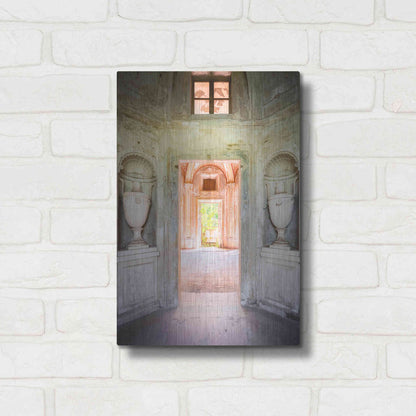 Luxe Metal Art 'Concrete Vases' by Roman Robroek Metal Wall Art,12x16