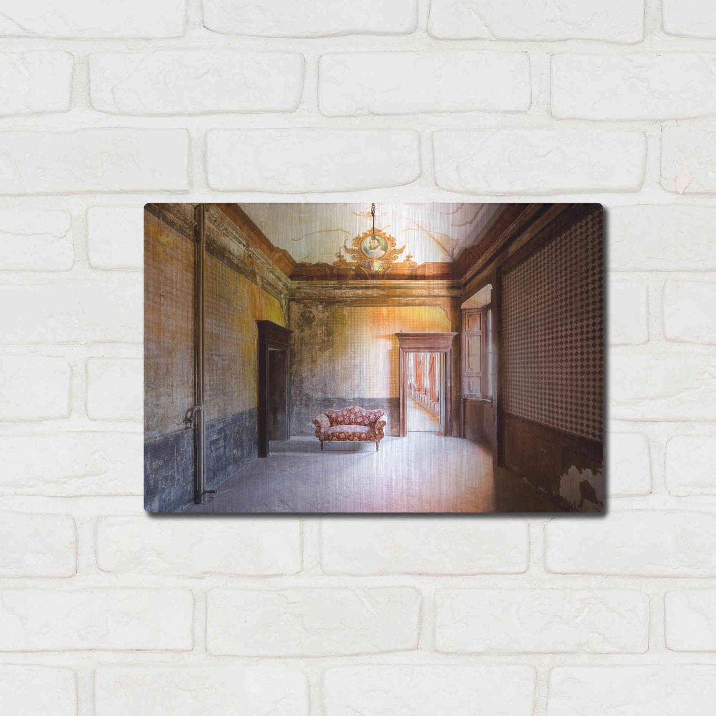 Luxe Metal Art 'Royal Room' by Roman Robroek Metal Wall Art,16x12