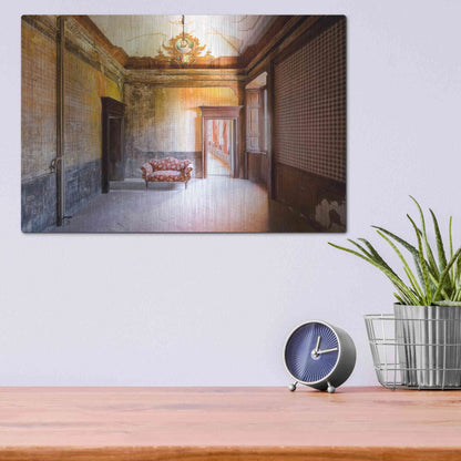 Luxe Metal Art 'Royal Room' by Roman Robroek Metal Wall Art,16x12