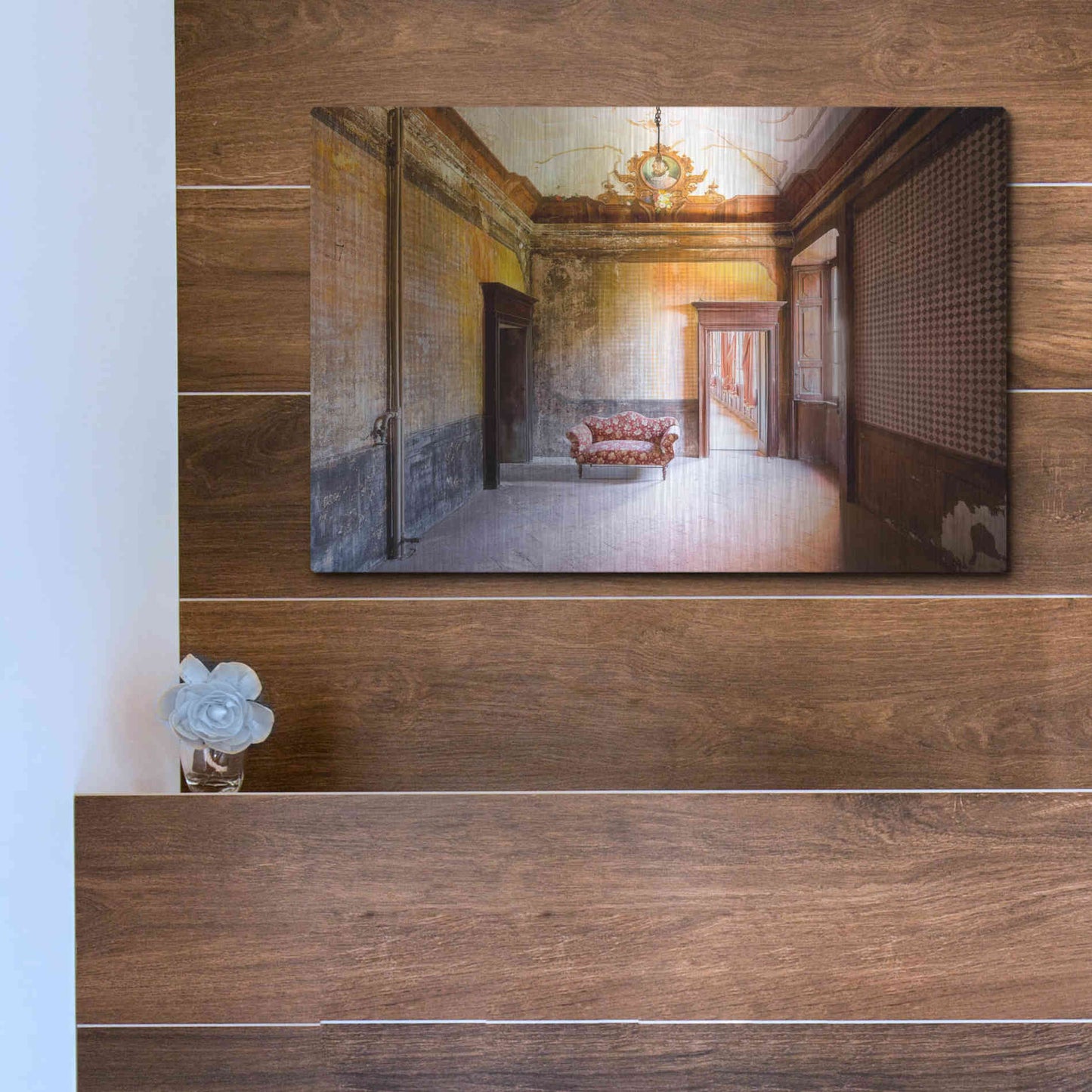Luxe Metal Art 'Royal Room' by Roman Robroek Metal Wall Art,16x12