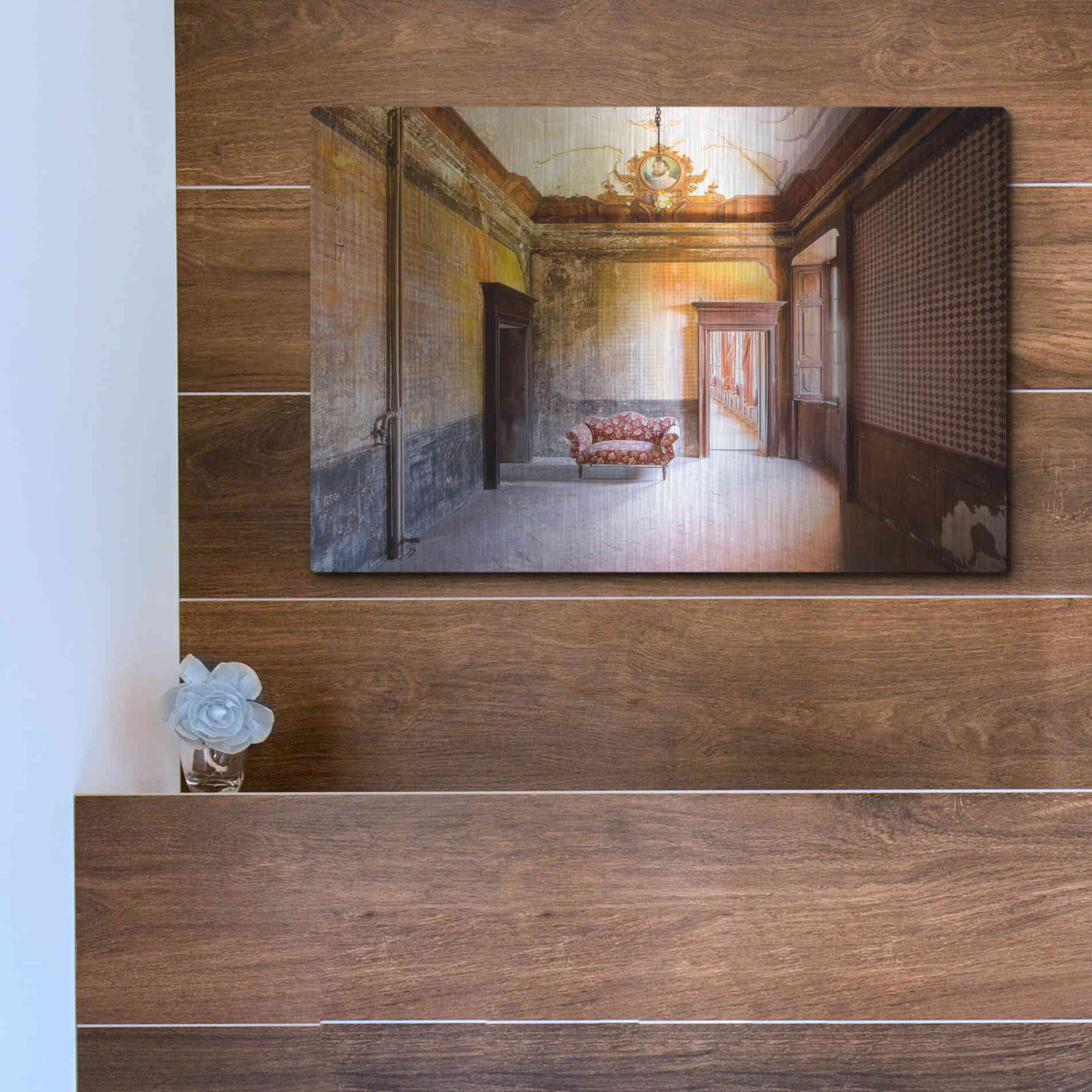 Luxe Metal Art 'Royal Room' by Roman Robroek Metal Wall Art,16x12