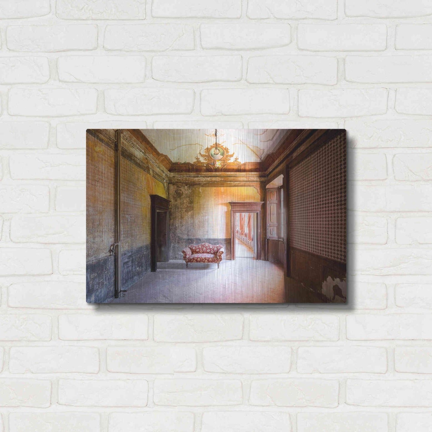 Luxe Metal Art 'Royal Room' by Roman Robroek Metal Wall Art,24x16