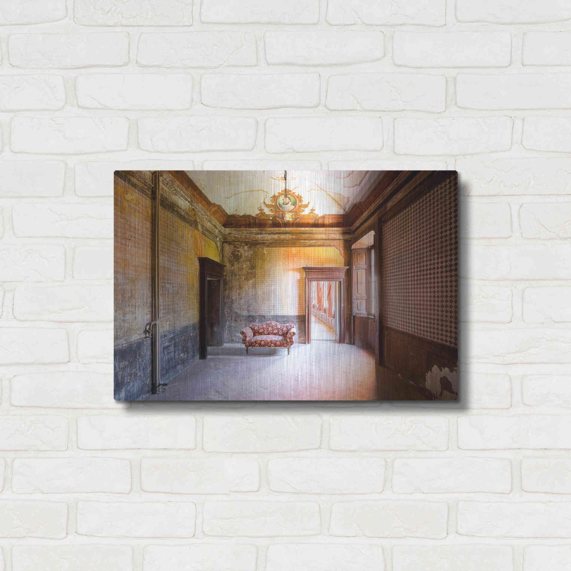 Luxe Metal Art 'Royal Room' by Roman Robroek Metal Wall Art,24x16