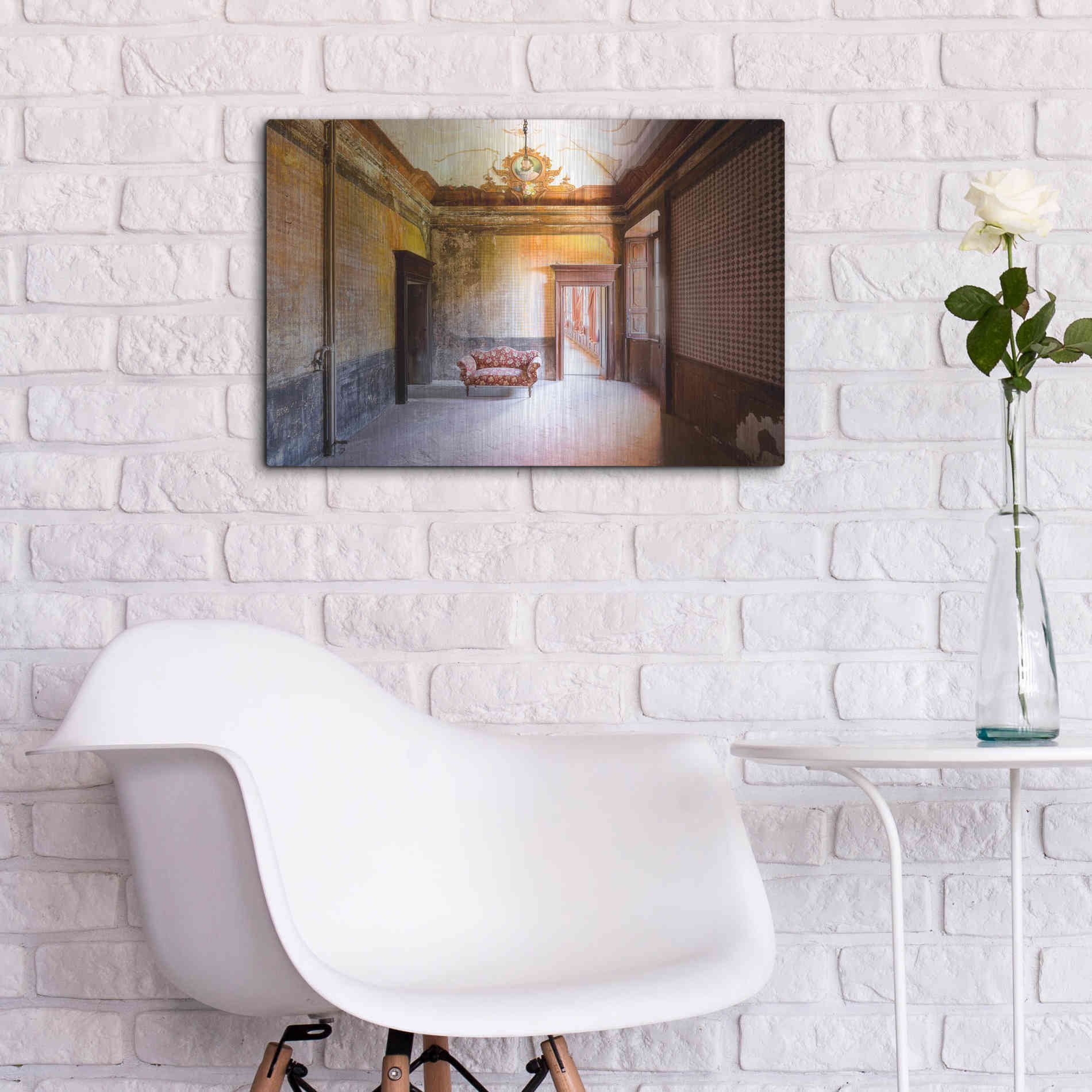 Luxe Metal Art 'Royal Room' by Roman Robroek Metal Wall Art,24x16