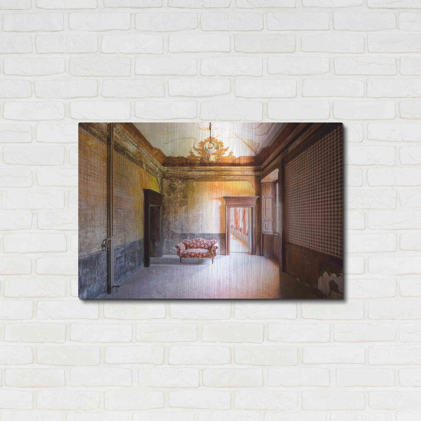 Luxe Metal Art 'Royal Room' by Roman Robroek Metal Wall Art,36x24