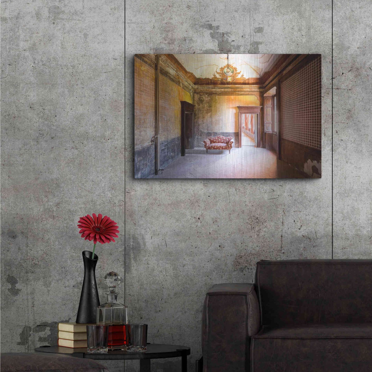 Luxe Metal Art 'Royal Room' by Roman Robroek Metal Wall Art,36x24