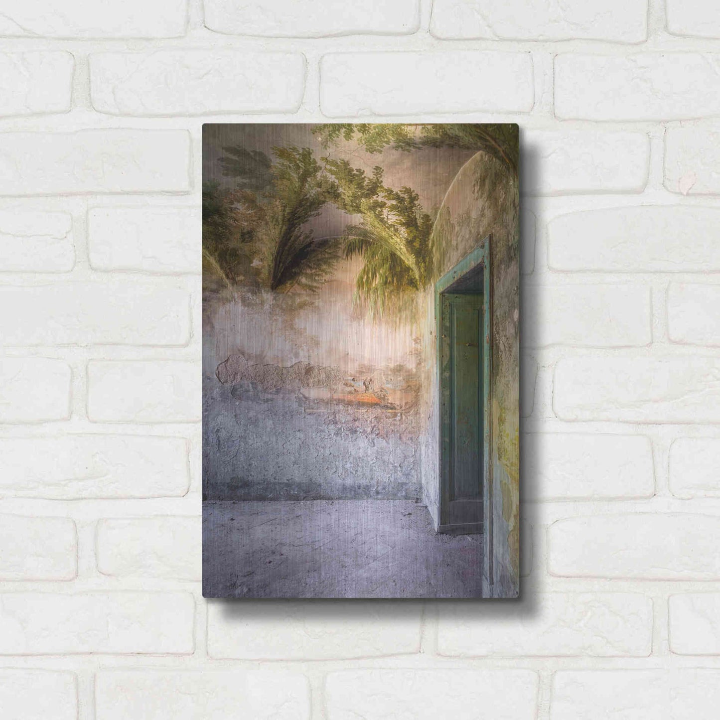 Luxe Metal Art 'Tropical Room' by Roman Robroek Metal Wall Art,12x16