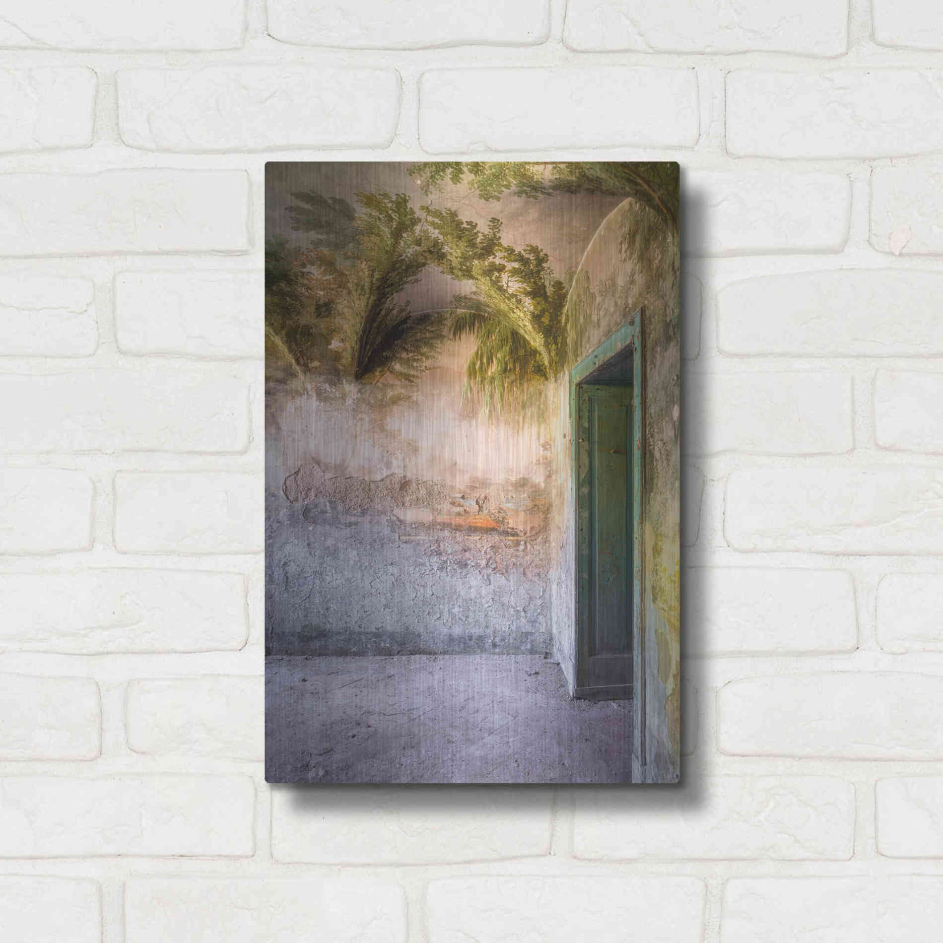 Luxe Metal Art 'Tropical Room' by Roman Robroek Metal Wall Art,12x16