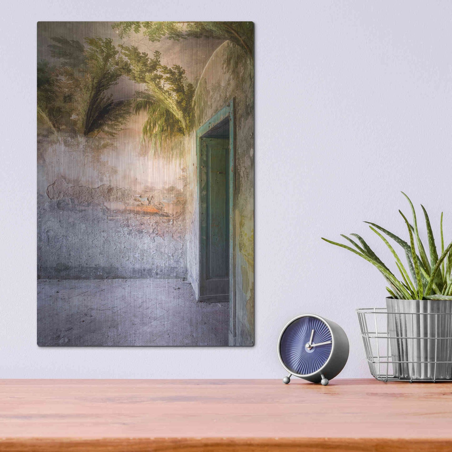 Luxe Metal Art 'Tropical Room' by Roman Robroek Metal Wall Art,12x16