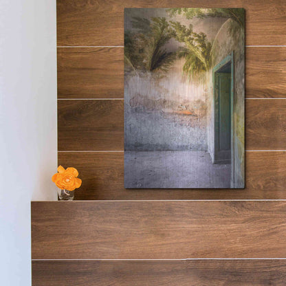 Luxe Metal Art 'Tropical Room' by Roman Robroek Metal Wall Art,12x16
