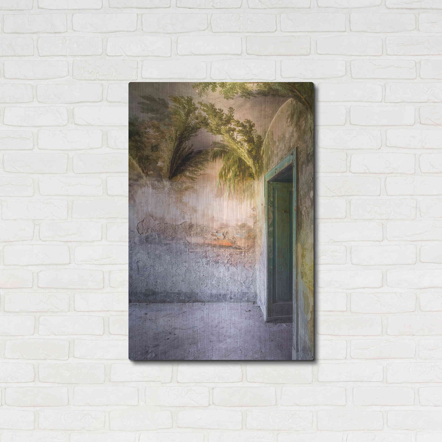 Luxe Metal Art 'Tropical Room' by Roman Robroek Metal Wall Art,24x36