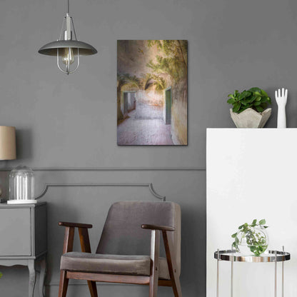 Luxe Metal Art 'Palm Room' by Roman Robroek Metal Wall Art,16x24