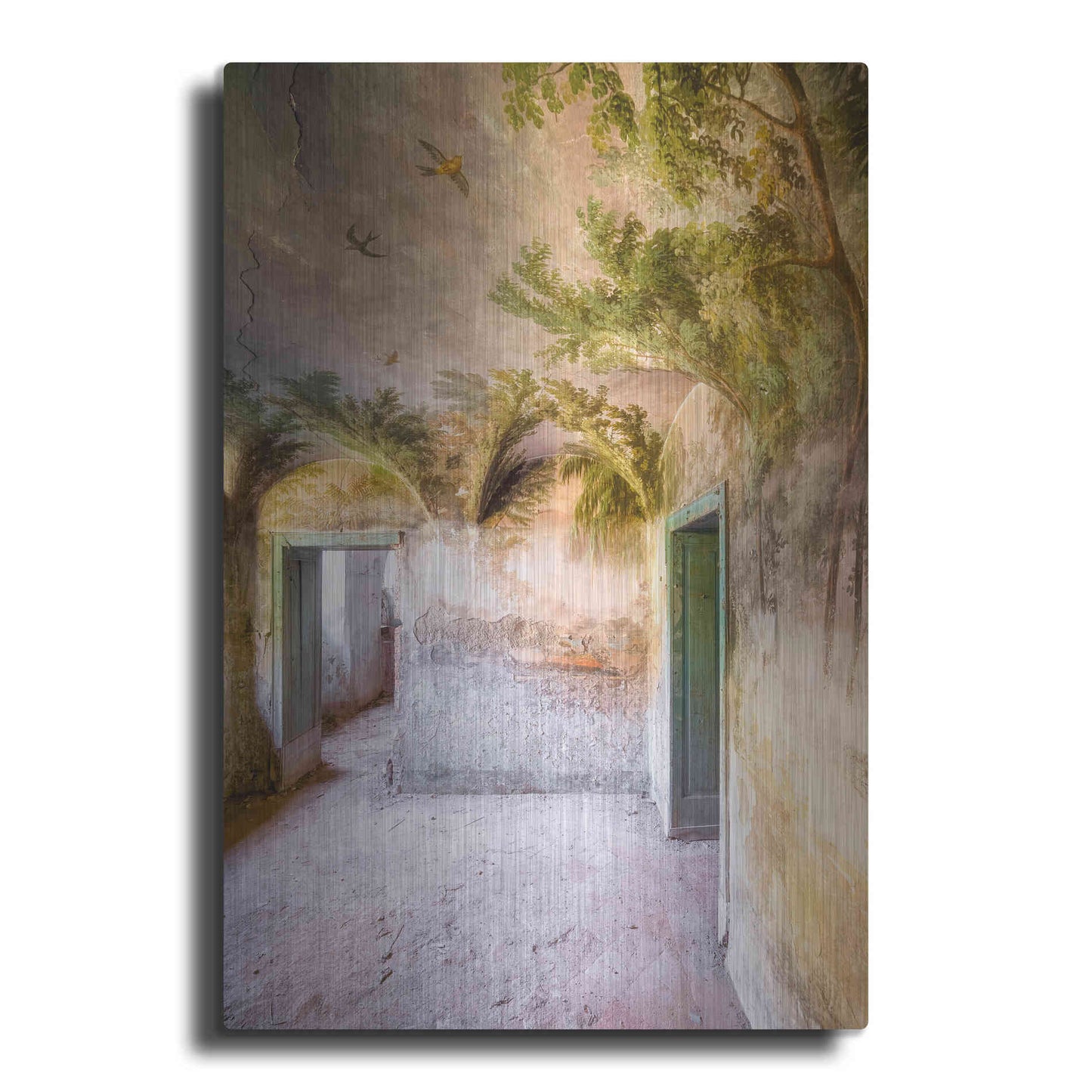 Luxe Metal Art 'Palm Room' by Roman Robroek Metal Wall Art