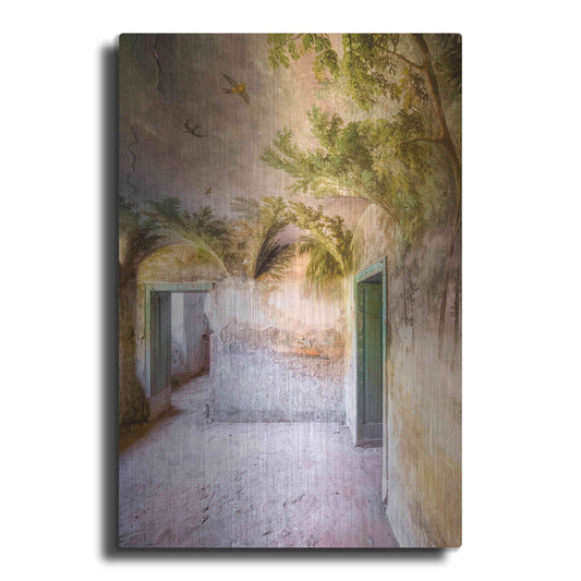 Luxe Metal Art 'Palm Room' by Roman Robroek Metal Wall Art
