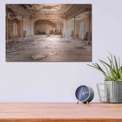 Luxe Metal Art 'Sweet Theater' by Roman Robroek Metal Wall Art,16x12