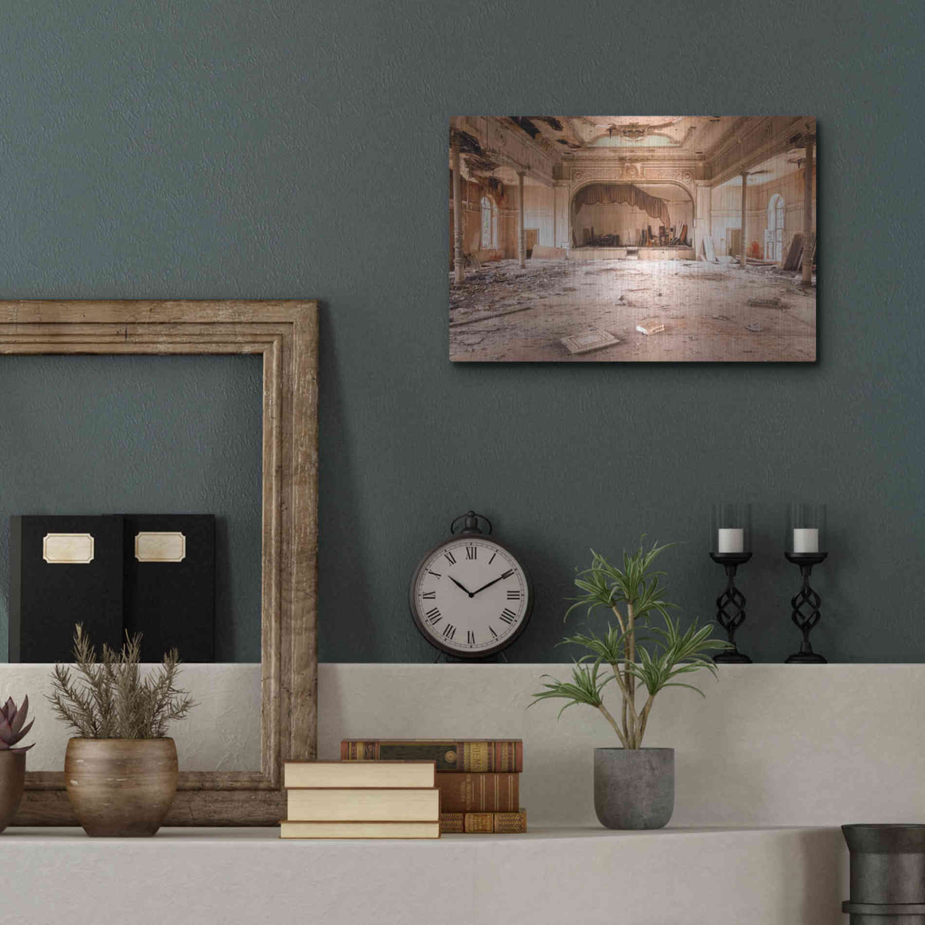 Luxe Metal Art 'Sweet Theater' by Roman Robroek Metal Wall Art,16x12