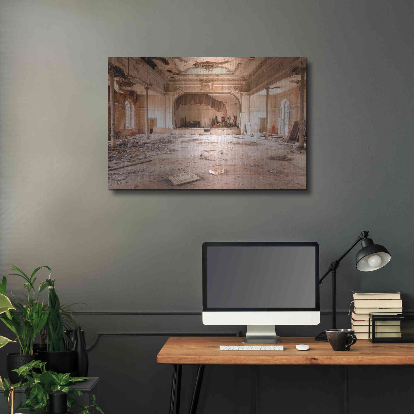 Luxe Metal Art 'Sweet Theater' by Roman Robroek Metal Wall Art,36x24