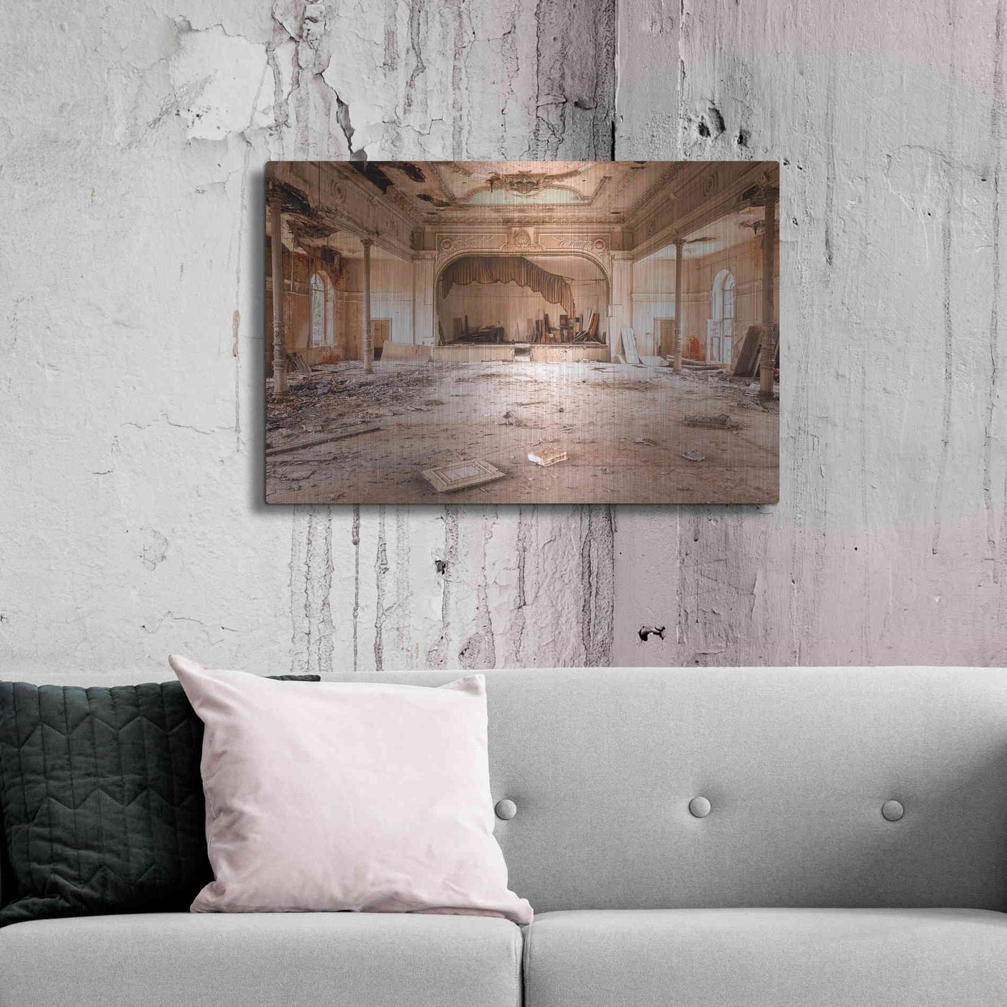 Luxe Metal Art 'Sweet Theater' by Roman Robroek Metal Wall Art,36x24