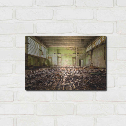 Luxe Metal Art 'Radiation Gym' by Roman Robroek Metal Wall Art,16x12