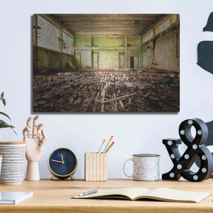 Luxe Metal Art 'Radiation Gym' by Roman Robroek Metal Wall Art,16x12