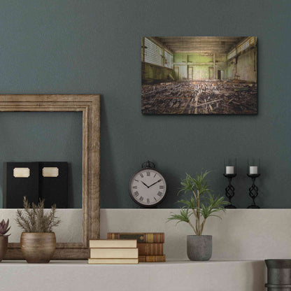 Luxe Metal Art 'Radiation Gym' by Roman Robroek Metal Wall Art,16x12