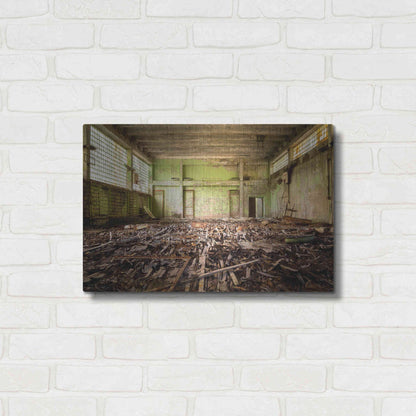 Luxe Metal Art 'Radiation Gym' by Roman Robroek Metal Wall Art,24x16