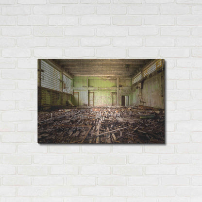 Luxe Metal Art 'Radiation Gym' by Roman Robroek Metal Wall Art,36x24