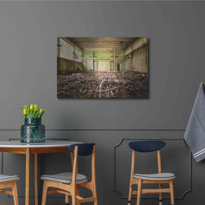 Luxe Metal Art 'Radiation Gym' by Roman Robroek Metal Wall Art,36x24