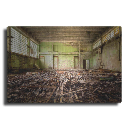 Luxe Metal Art 'Radiation Gym' by Roman Robroek Metal Wall Art