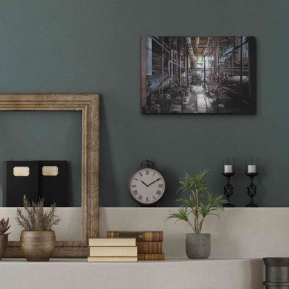 Luxe Metal Art 'Darkk Industry' by Roman Robroek Metal Wall Art,16x12