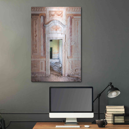 Luxe Metal Art 'Decorated Entrance' by Roman Robroek Metal Wall Art,24x36