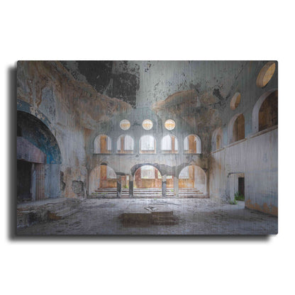 Luxe Metal Art 'Concrete Synagogue' by Roman Robroek Metal Wall Art