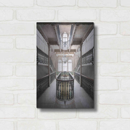 Luxe Metal Art 'Sursock Staircase' by Roman Robroek Metal Wall Art,12x16