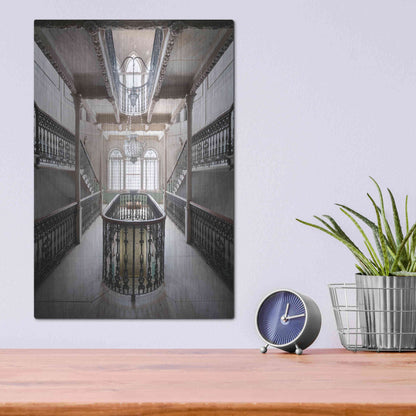 Luxe Metal Art 'Sursock Staircase' by Roman Robroek Metal Wall Art,12x16