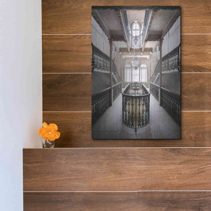 Luxe Metal Art 'Sursock Staircase' by Roman Robroek Metal Wall Art,12x16
