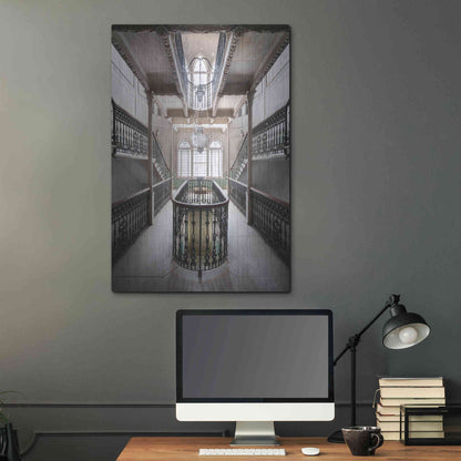 Luxe Metal Art 'Sursock Staircase' by Roman Robroek Metal Wall Art,24x36
