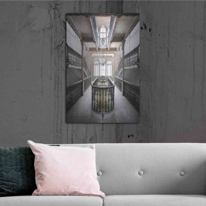 Luxe Metal Art 'Sursock Staircase' by Roman Robroek Metal Wall Art,24x36