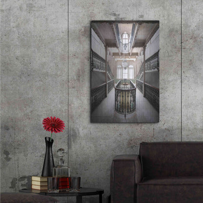 Luxe Metal Art 'Sursock Staircase' by Roman Robroek Metal Wall Art,24x36