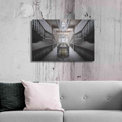 Luxe Metal Art 'Elegant Stairs' by Roman Robroek Metal Wall Art,36x24