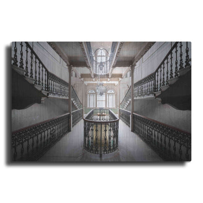 Luxe Metal Art 'Elegant Stairs' by Roman Robroek Metal Wall Art