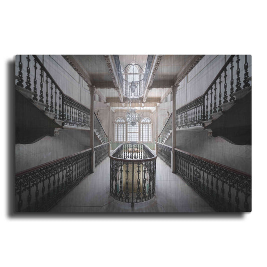 Luxe Metal Art 'Elegant Stairs' by Roman Robroek Metal Wall Art